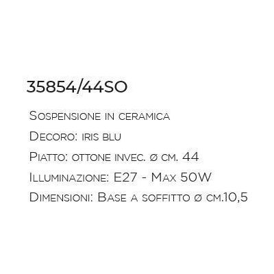 SOSPENSIONE IN OTTONE INVECCHIATO STILE RUSTICO PRODOTTO IN ITALIA DALLA IMAS IMAS - Cristalensi Shop Online