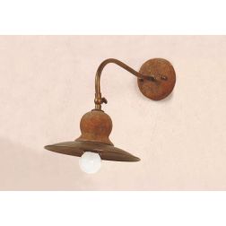 APPLIQUE IN OTTONE E CERAMICA DECORATA A MANO IN STILE RUSTICO PRODOTTO IN ITALIA DALLA IMAS IMAS - Cristalensi Shop Online