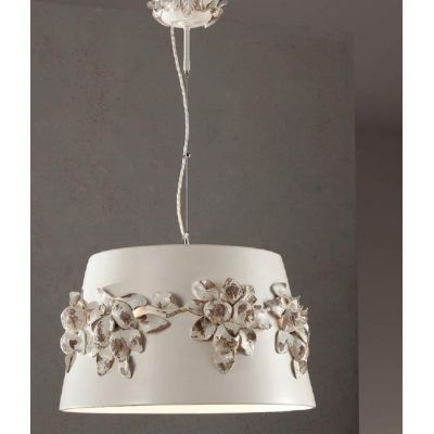 SOSPENSIONE CLASSICA IN CERAMICA CON DECORI IN RILIEVO MADE IN ITALY DELLA IMAS IMAS - Cristalensi Shop Online