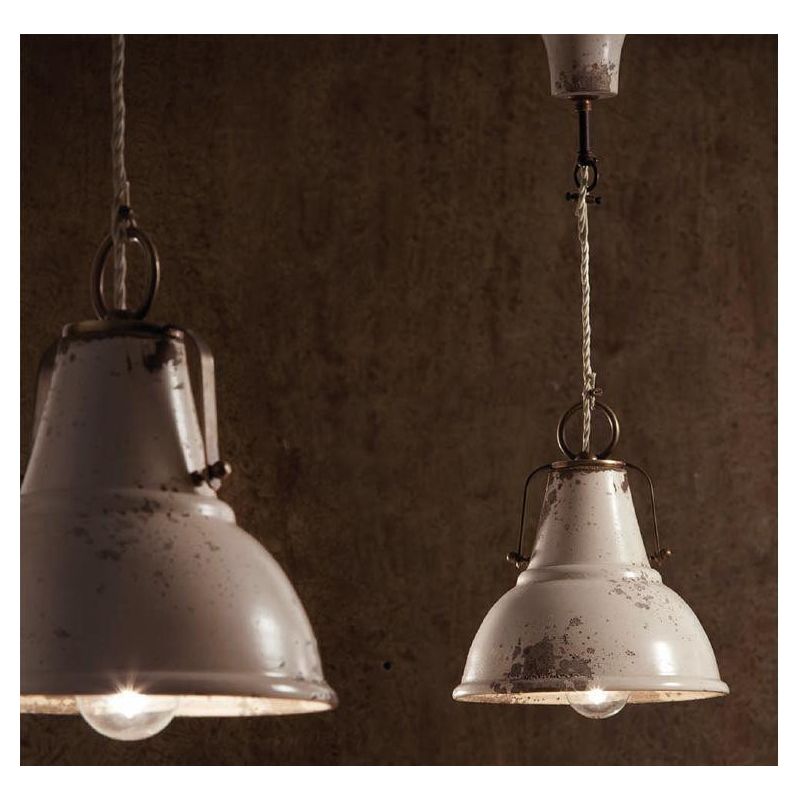 SOSPENSIONE SINGOLA STILE VINTAGE IN CERAMICA MADE IN ITALY DELLA IMAS IMAS - Cristalensi Shop Online