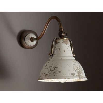 APPLIQUE DALLO STILE VINTAGE IN CERAMICA ED OTTONE MADE IN ITALY DELLA IMAS IMAS - Cristalensi Shop Online