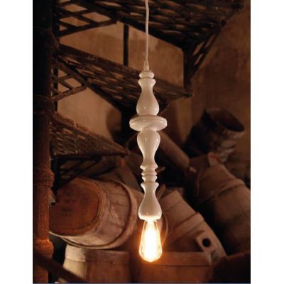 PICCOLA SOSPENSIONE A CANDELABRO VINTAGE IN CERAMICA MADE IN ITALY DELLA IMAS IMAS - Cristalensi Shop Online