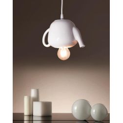 SOSPENSIONE VINTAGE A FORMA DI TEIERA IN CERAMICA MADE IN ITALY DELLA IMAS IMAS - Cristalensi Shop Online