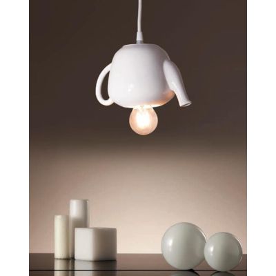 SOSPENSIONE VINTAGE A FORMA DI TEIERA IN CERAMICA MADE IN ITALY DELLA IMAS IMAS - Cristalensi Shop Online