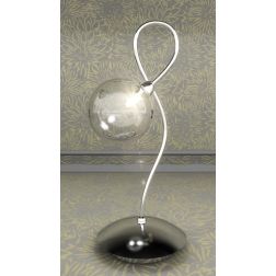 SUPER BALL LAMPADA DA TAVOLO IN METALLO CROMATO E VETRO TRASPARENTE Top Light Illuminazione - Cristalensi Shop Online 2