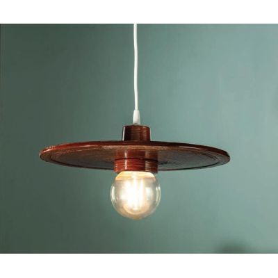 SOSPENSIONE SEMPLICE STILE VINTAGE IN TERRACOTTA MADE IN ITALY DELLA IMAS IMAS - Cristalensi Shop Online