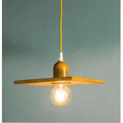 SOSPENSIONE SEMPLICE QUADRATA STILE VINTAGE IN TERRACOTTA MADE IN ITALY DELLA IMAS IMAS - Cristalensi Shop Online