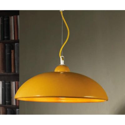 SOSPENSIONE A CAMPANA STILE VINTAGE IN TERRACOTTA PRODOTTA IN ITALIA DALLA IMAS IMAS - Cristalensi Shop Online