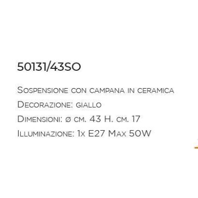SOSPENSIONE A CAMPANA STILE VINTAGE IN TERRACOTTA PRODOTTA IN ITALIA DALLA IMAS IMAS - Cristalensi Shop Online