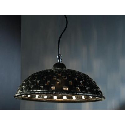 SOSPENSIONE A CAMPANA VINTAGE IN TERRACOTTA INTAGLIATA PRODOTTA IN ITALIA DALLA IMAS IMAS - Cristalensi Shop Online