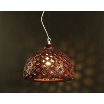 SOSPENSIONE IN STILE VINTAGE IN CERAMICA TRAFORATA MADE IN ITALY DELLA IMAS IMAS - Cristalensi Shop Online