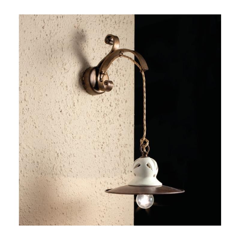 APPLIQUE IN OTTONE INVECCHIATO STILE RUSTICO PRODOTTO IN ITALIA DALLA IMAS IMAS - Cristalensi Shop Online