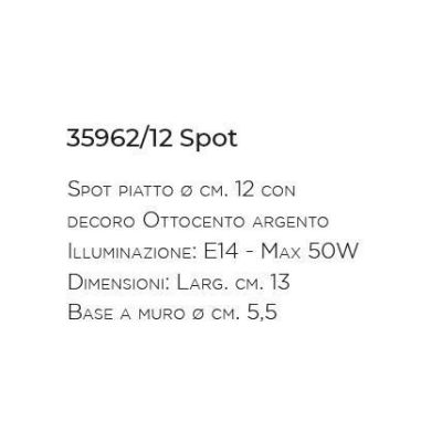 APPLIQUE SPOT IN STILE RUSTICO IN FERRO BATTUTO DECORATO CON SNODO PRODOTTO IN ITALIA IMAS - Cristalensi Shop Online