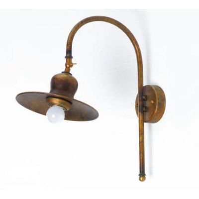 APPLIQUE CON PIATTO D20 IN OTTONE INVECCHIATO MADE IN ITALY DELLA IMAS IMAS - Cristalensi Shop Online