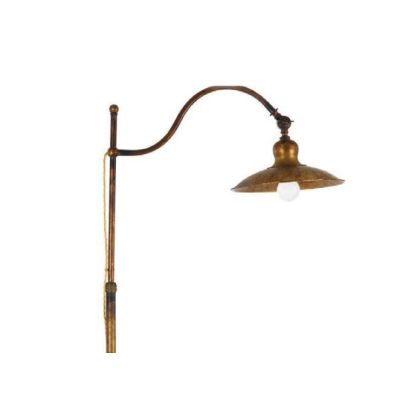 PIANTANA IN OTTONE INVECCHIATO CON ASTA TELESCOPICA MADE IN ITALY DELLA IMAS IMAS - Cristalensi Shop Online