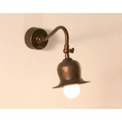 APPLIQUE RUSTICA IN OTTONE INVECCHIATO CON SNODO MADE IN ITALY DELLA IMAS IMAS - Cristalensi Shop Online