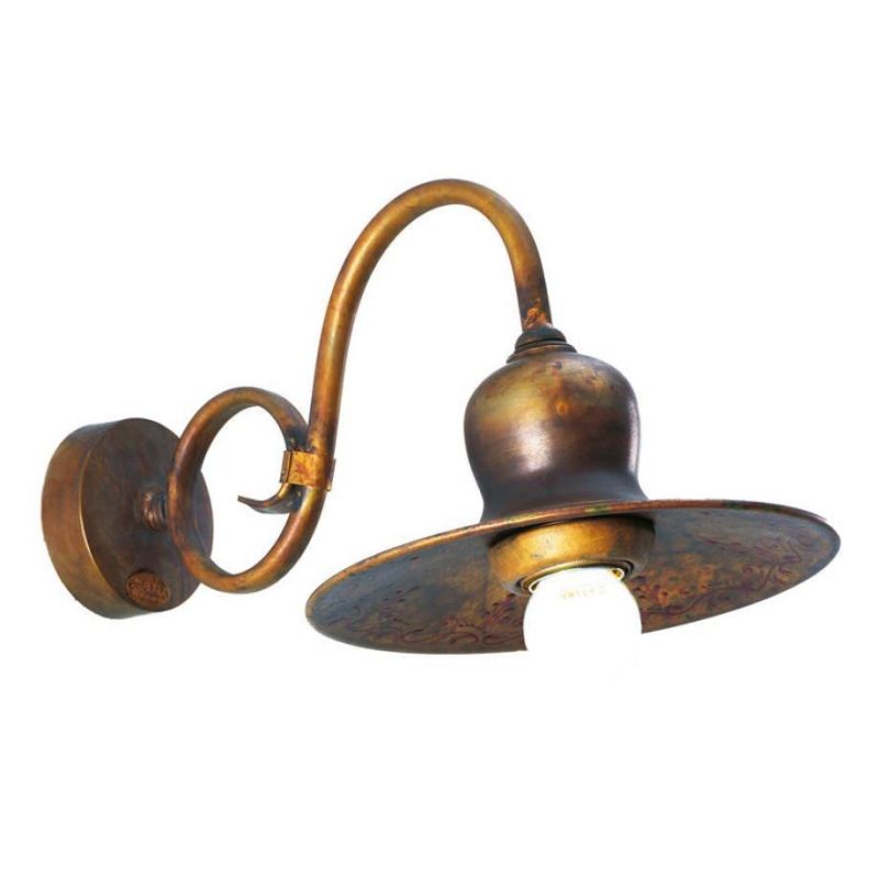 APPLIQUE IN OTTONE INVECCHIATO STILE RUSTICO MADE IN ITALY DELLA IMAS IMAS - Cristalensi Shop Online