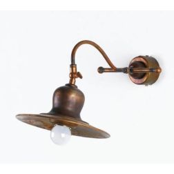 APPLIQUE RUSTICA CON SNODO IN OTTONE INVECCHIATO MADE IN ITALY DELLA IMAS IMAS - Cristalensi Shop Online