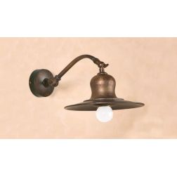 APPLIQUE IN OTTONE INVECCHIATO PIATTO CON SNODO MADE IN ITALY DELLA IMAS IMAS - Cristalensi Shop Online