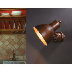 APPLIQUE SPOT IN OTTONE INVECCHIATO CON SNODO MADE IN ITALY DELLA IMAS IMAS - Cristalensi Shop Online