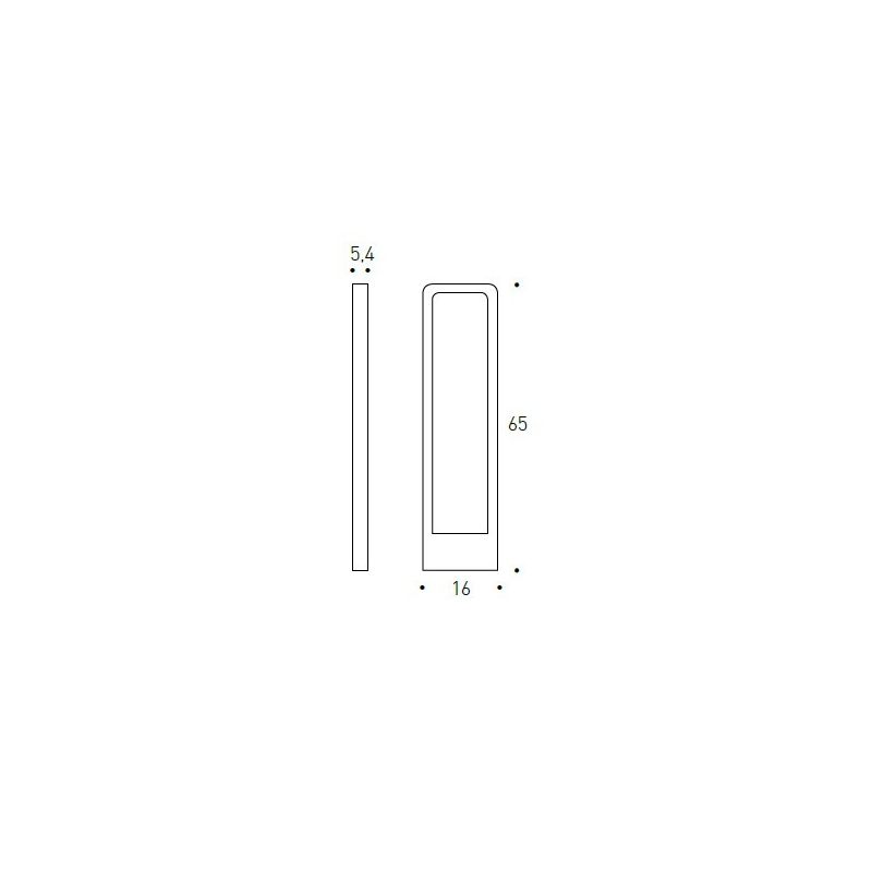 GARD LED PALO DA TERRA IP54 7W LED LUCE CALDA 3000K RESA 500 LUMEN Pan International - Cristalensi Shop Online