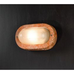 APPLIQUE DA ESTERNI IN TERRACOTTA DECORATA A MANO IP44 MADE IN ITALY DELLA IMAS IMAS - Cristalensi Shop Online