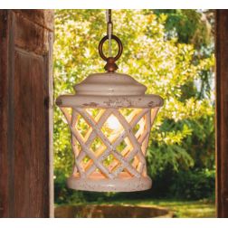 SOSPENSIONE SINGOLA IP23 IN CERAMICA INTAGLIATA BIANCA PRODOTTO IN ITALIA DALLA IMAS IMAS - Cristalensi Shop Online