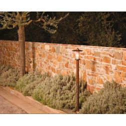 PALO DA ESTERNO IP44 IN OTTONE INVECCHIATO H100 MADE IN ITALY DELLA IMAS IMAS - Cristalensi Shop Online 2