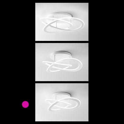 YARA PP PLAFONIERA PICCOLA MODERNA LED 30W LUCE 3000K O 4000K DIMMERABILE BIANCA GEA LUCE GEA LUCE - Cristalensi Shop Online