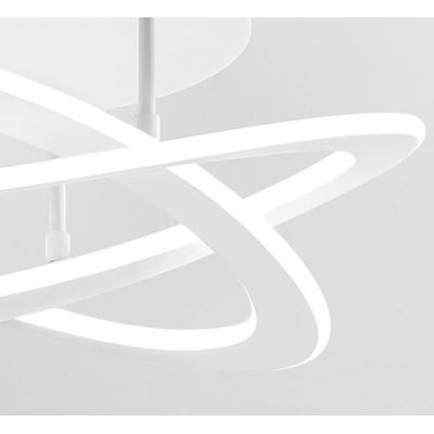 YARA PM PLAFONIERA MEDIA MODERNA LED 40W LUCE 3000K O 4000K DIMMERABILE BIANCA GEA LUCE GEA LUCE - Cristalensi Shop Online