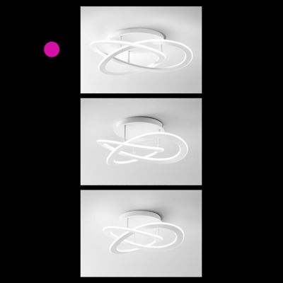 YARA PG PLAFONIERA GRANDE MODERNA LED 50W LUCE 3000K O 4000K DIMMERABILE BIANCA GEA LUCE GEA LUCE - Cristalensi Shop Online