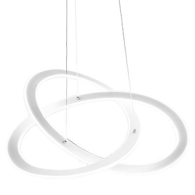 YARA SG SOSPENSIONE GRANDE MODERNA GEA LUCE LED 50W LUCE 3000K O 4000K DIMMERABILE BIANCA GEA LUCE - Cristalensi Shop Online