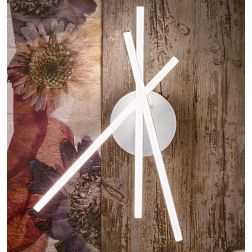 TULLIA P3 PLAFONIERA APPLIQUE DESIGN MODERNO BIANCA LED 30W LUCE 3000K O 4000K GEA LUCE GEA LUCE - Cristalensi Shop Online