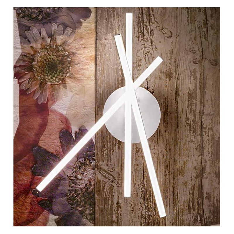 TULLIA P3 PLAFONIERA APPLIQUE DESIGN MODERNO BIANCA LED 30W LUCE 3000K O 4000K GEA LUCE GEA LUCE - Cristalensi Shop Online