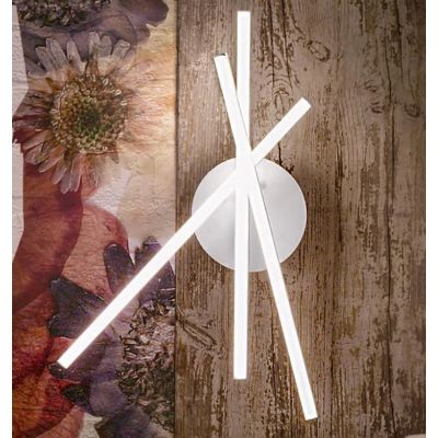 TULLIA P3 PLAFONIERA APPLIQUE DESIGN MODERNO BIANCA LED 30W LUCE 3000K O 4000K GEA LUCE GEA LUCE - Cristalensi Shop Online