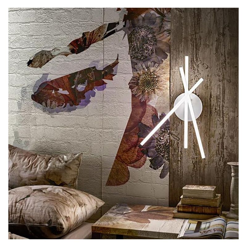 TULLIA P3 PLAFONIERA APPLIQUE DESIGN MODERNO BIANCA LED 30W LUCE 3000K O 4000K GEA LUCE GEA LUCE - Cristalensi Shop Online