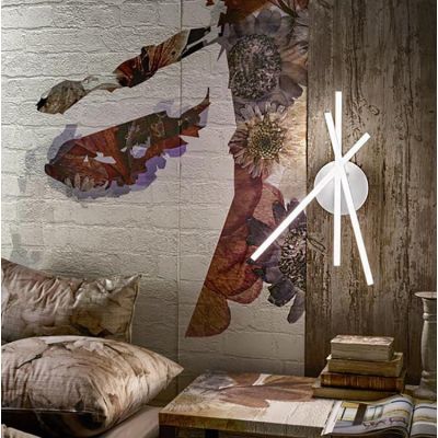 TULLIA P3 PLAFONIERA APPLIQUE DESIGN MODERNO BIANCA LED 30W LUCE 3000K O 4000K GEA LUCE GEA LUCE - Cristalensi Shop Online