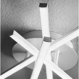 TULLIA P4 PLAFONIERA BIANCA DESIGN MODERNO LED 40W LUCE 3000K O 4000K ECONOMICA GEA LUCE GEA LUCE - Cristalensi Shop Online 2