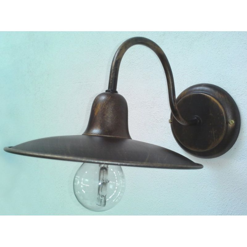 APPLIQUE IN FERRO IN TRE COLORI CON PIATTO DIAMETRO 20 CM CRISTALENSI TUSCANY - Cristalensi Shop Online