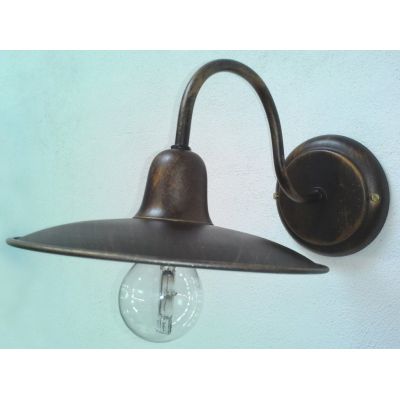 APPLIQUE IN FERRO IN TRE COLORI CON PIATTO DIAMETRO 20 CM CRISTALENSI TUSCANY - Cristalensi Shop Online