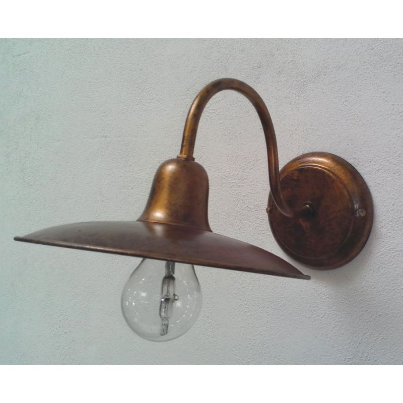 APPLIQUE IN FERRO IN TRE COLORI CON PIATTO DIAMETRO 20 CM CRISTALENSI TUSCANY - Cristalensi Shop Online