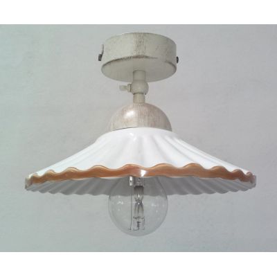 PLAFONIERA IN CERAMICA PLISSE' CRISTALENSI TUSCANY - Cristalensi Shop Online