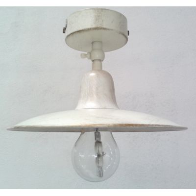 PLAFONIERA DI METALLO VERNICIATO CRISTALENSI TUSCANY - Cristalensi Shop Online
