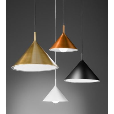 BARBIE SP SOSPENSIONE MODERNA CON CONO D30 IN METALLO 4 COLORI DELLA GEA LUCE GEA LUCE - Cristalensi Shop Online