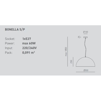 BONELLA SP LAMPADARIO DA SALOTTO STILE MODERNO CUPOLA D50 BIANCO NERO OTTONE O RAME DELLA GEA LUCE GEA LUCE - Cristalensi Shop O