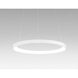 KRIZIA SP SOSPENSIONE MODERNA CON ANELLO D48 LED 38W LUCE DIMMERABILE BIANCO O ORO DELLA GEA LUCE GEA LUCE - Cristalensi Shop On