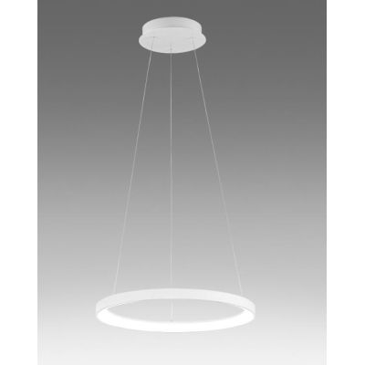 KRIZIA SP SOSPENSIONE MODERNA CON ANELLO D48 LED 38W LUCE DIMMERABILE BIANCO O ORO DELLA GEA LUCE GEA LUCE - Cristalensi Shop On