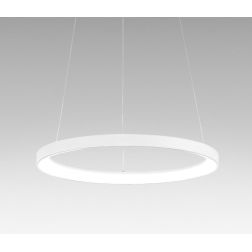 KRIZIA SM SOSPENSIONE MODERNA CON ANELLO D58 LED 50W LUCE DIMMERABILE BIANCO O ORO DELLA GEA LUCE GEA LUCE - Cristalensi Shop On 2