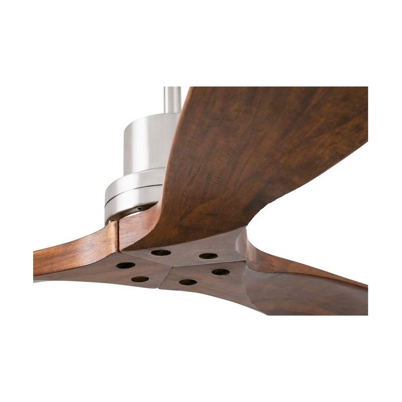 LANTAU L VENTILATORE A SOFFITTO DIAMETRO 132 CM NICKEL SENZA LUCE PALE NOCE O PINO FARO VENTILATORI - Cristalensi Shop Online