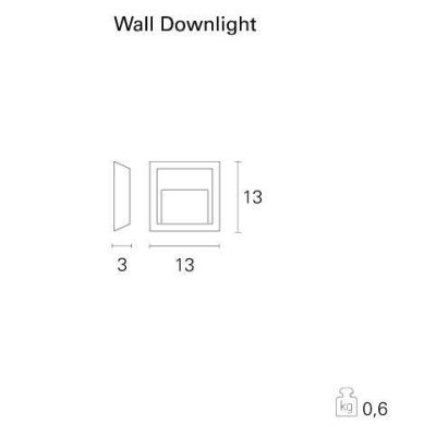 SMOK LAMPADA SEGNAPASSO A LED 1,6W SENZA INCASSO IP65 Pan International - Cristalensi Shop Online